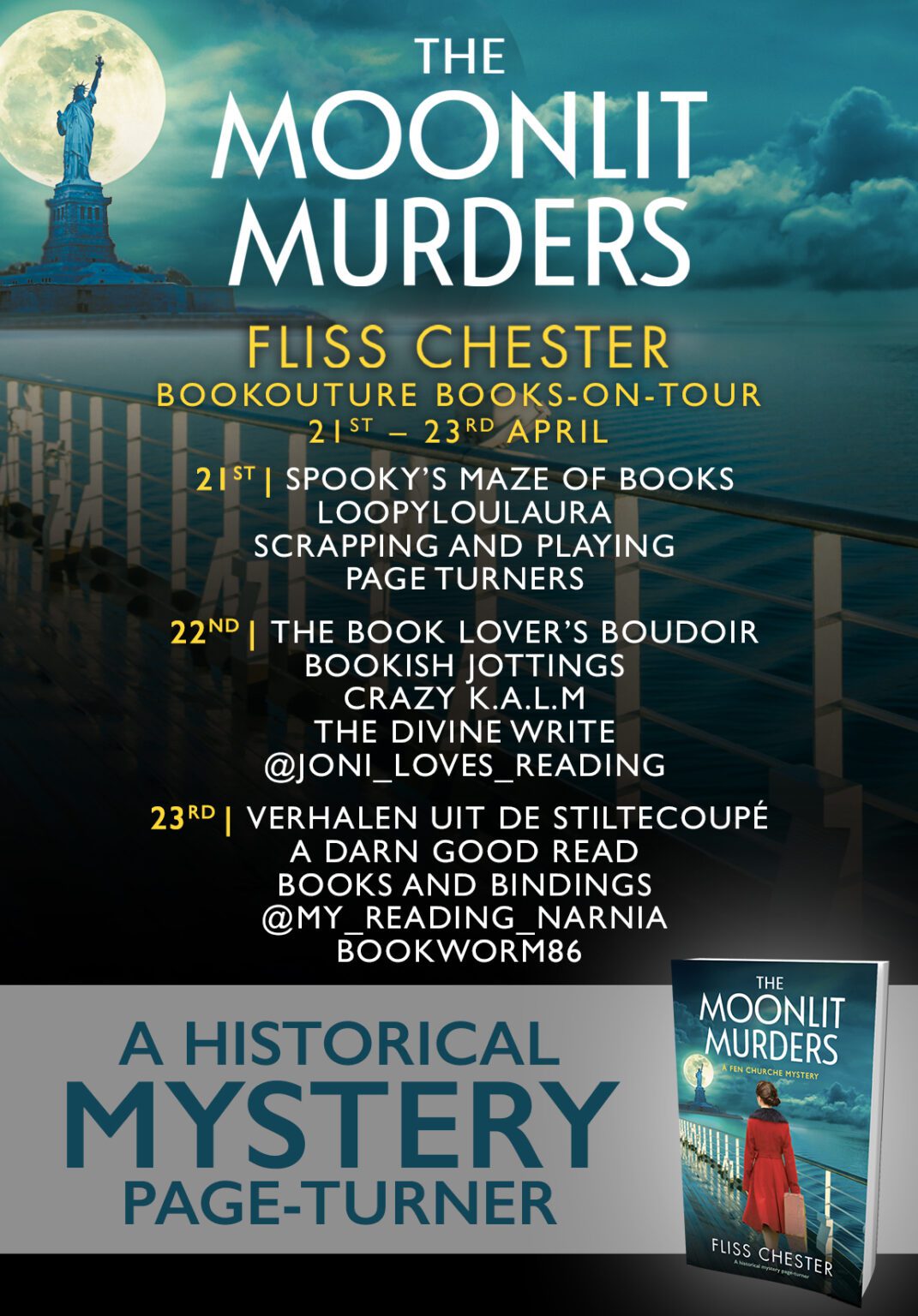 The Moonlit Murders, by Fliss Chester - loopyloulaura