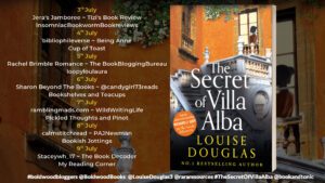 The Secret of Villa Alba blog tour banner