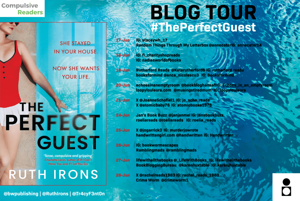 The Perfect Guest blog tour banner