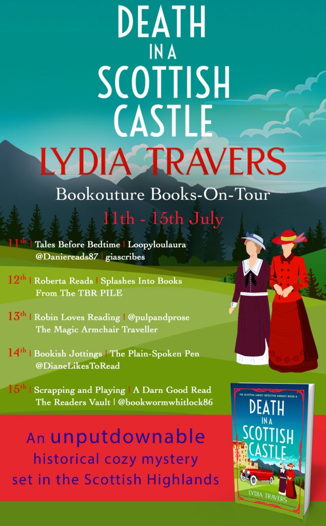 Death in a Scottish Castle blog tour banner