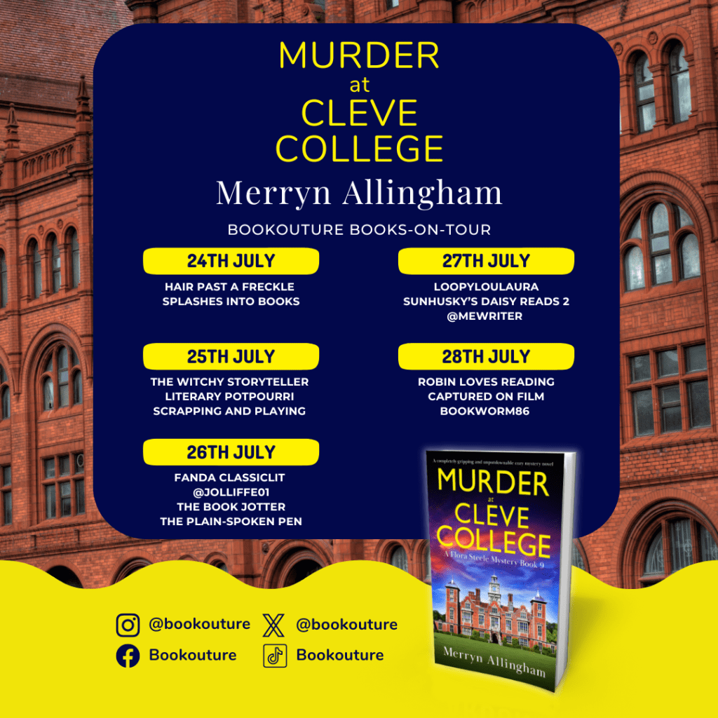 Murder at Cleve College blog tour banner