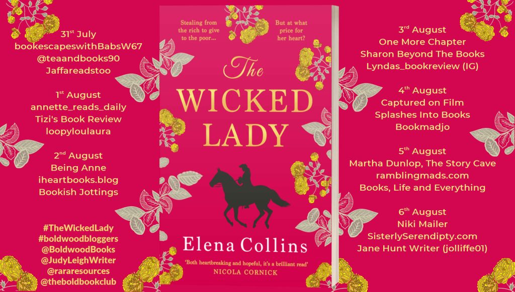 The Wicked Lady blog tour banner