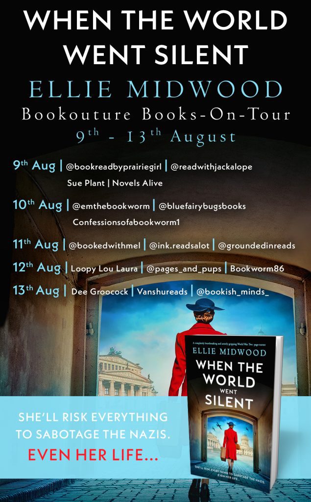 When The World Went Silent blog tour banner