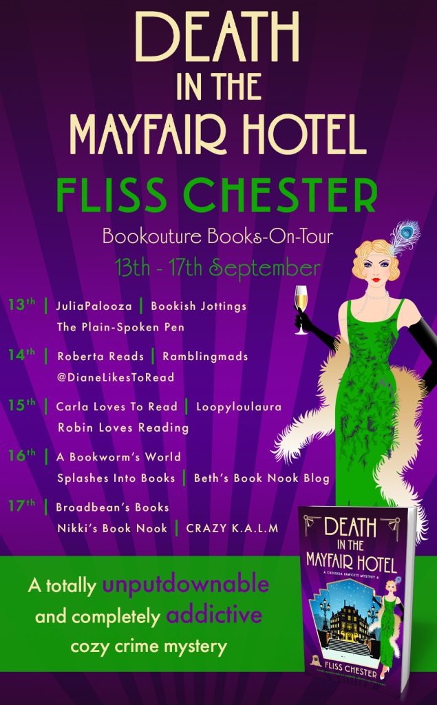 Death in the Mayfair Hotel blog tour banner