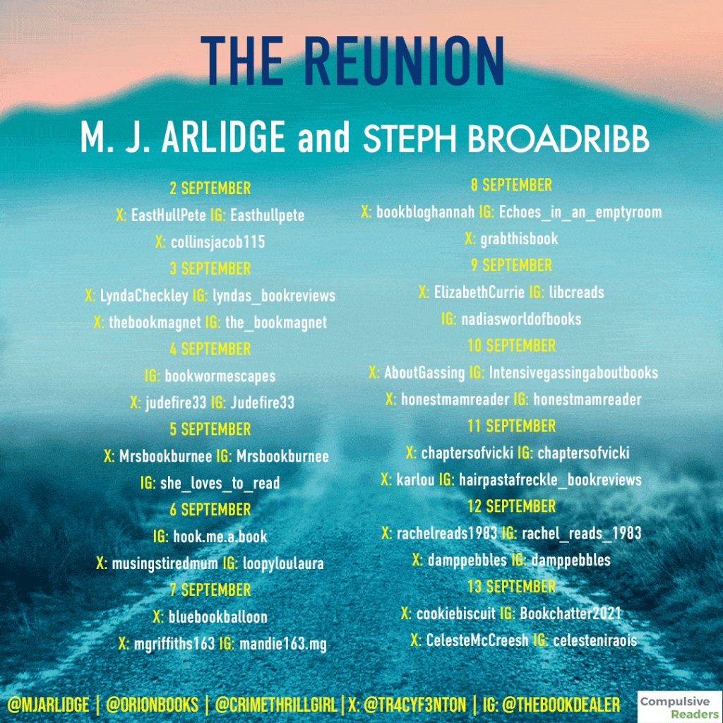 The Reunion blog tour banner