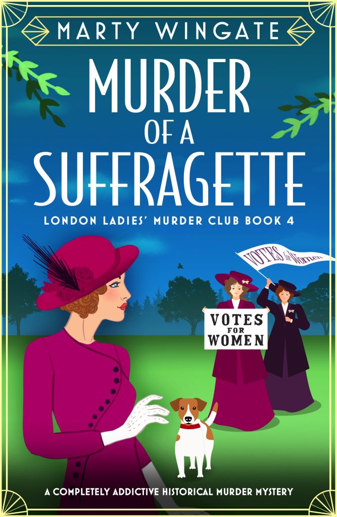 Murder of a Suffragette book cover