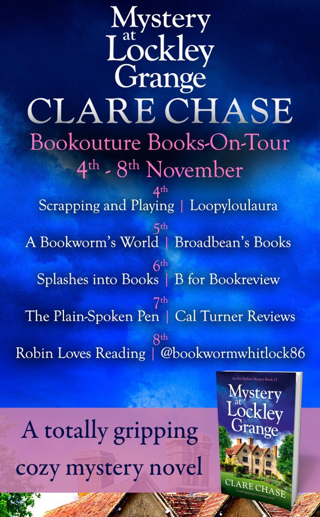 Mystery at Lockley Grange blog tour banner