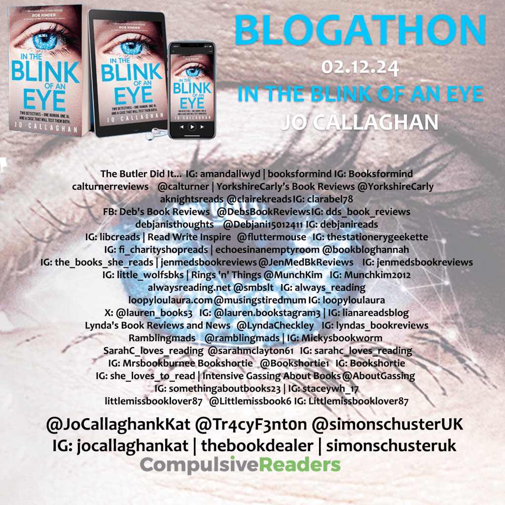 In the Blink of an Eye blog tour banner